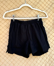 adidas Climalite Size S Women  s Black Elastic Drawstring Pull on Swim Shorts