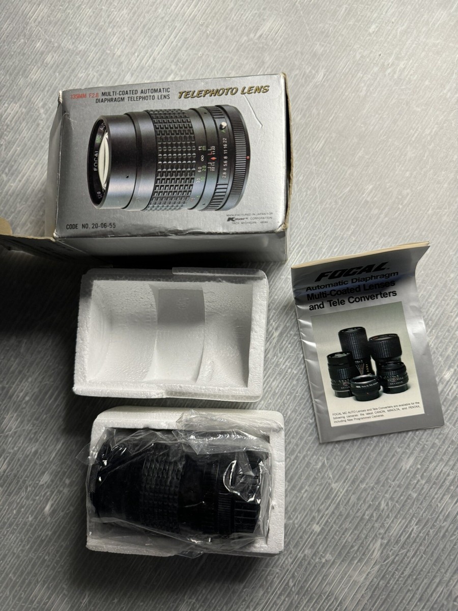 Telephoto Lens Vintage Ef Mount Lenses Vintage DeJUR 135mm