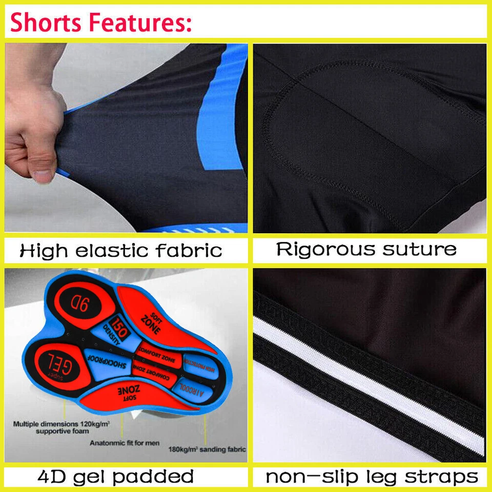 2026 men's team ineos Cycling Short Sleeve Jersey sets Bib shorts Cycling Bibs - Image 4 of 4