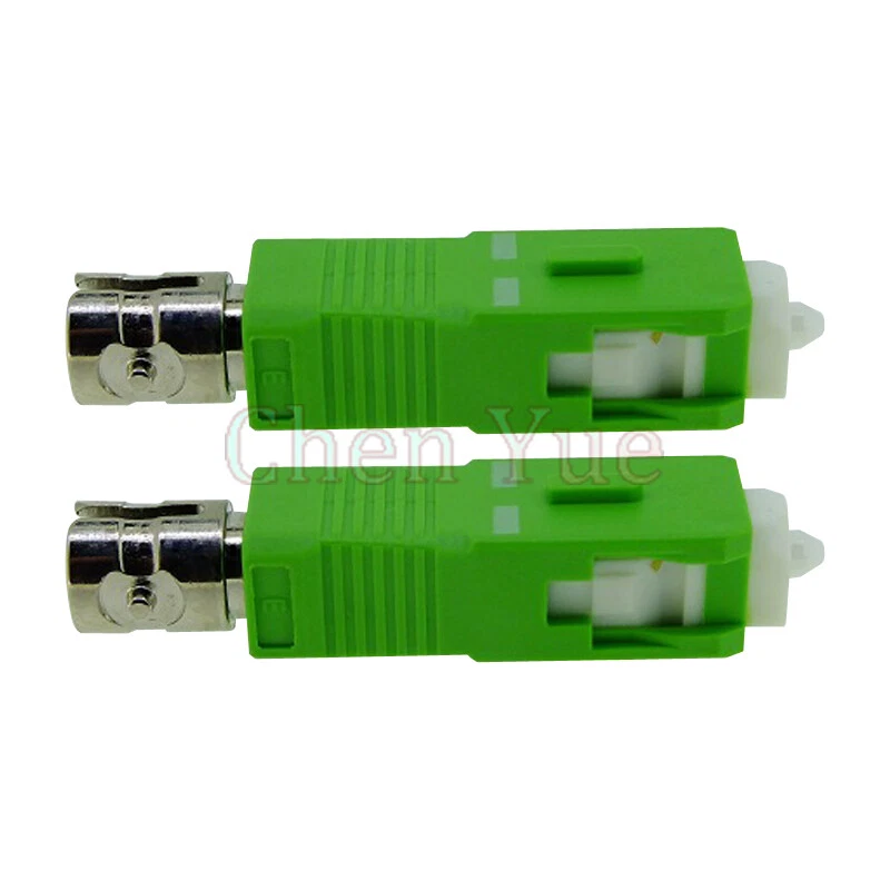 2pcs ST PC Female to SC APC Male Fiber Optic Adapter SM ST-SC Hybrid Connector - Image 3 of 4