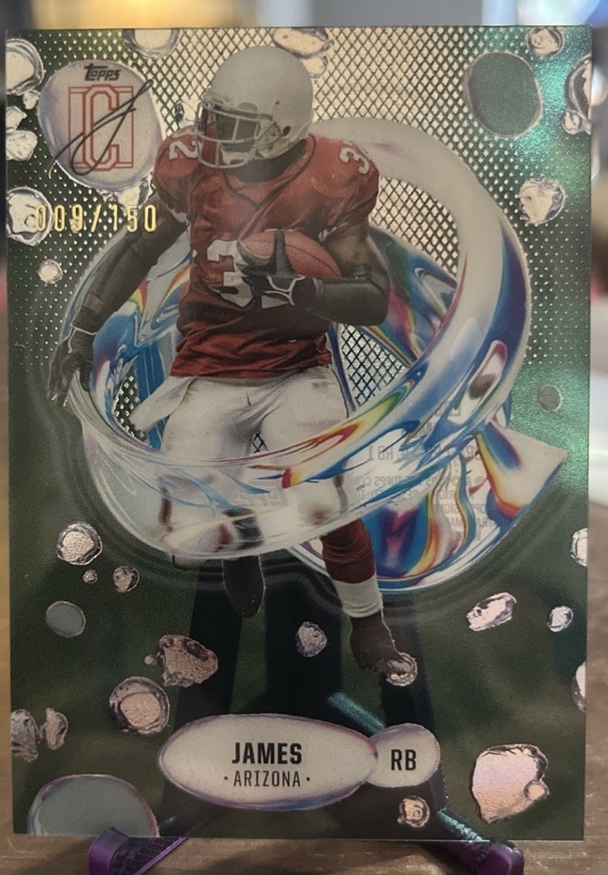 2024 Topps Signature Class - Fluidity Edgerrin James #F-22 Green /150