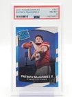 PATRICK MAHOMES II 2017 DONRUSS FOOTBALL RATED ROOKIE #327 CHIEFS PSA 8 Q0004