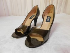 Vintage NICKELS Made in Italy Bronze Strappy Sandals Size 9B