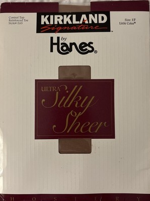 Kirkland Signature Hanes Ultra Silky Sheer Hosiery EF Control Top Little Color