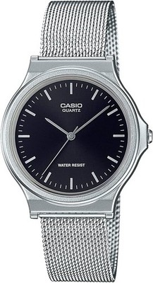Casio MQ-24M-1EJH Men's Quartz Analog Watch Black Dial Silver Japan