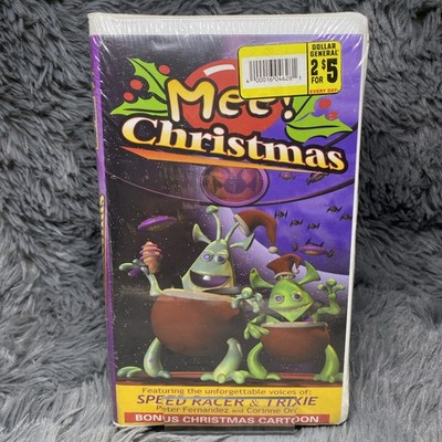 Mee! Christmas VHS Tape 2000 CGI Animated Holiday Kids Cartoon Movie SEALED 