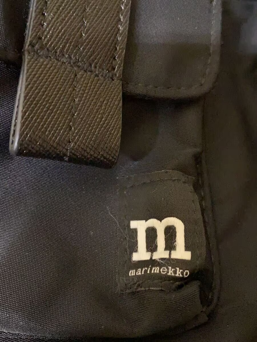 marimekko Backpack Polyester BLK Solid 091199 - image 5