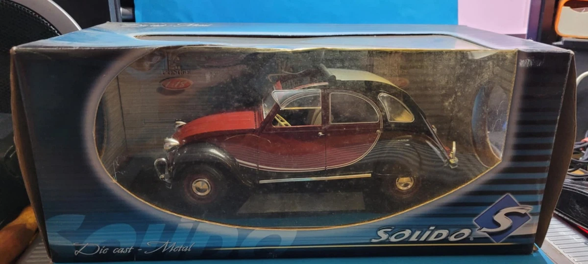 Solido 8040 Citroën 2CV Charleston 1:18 Bordeaux/Noir - Miniature Voiture