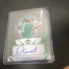 Leaf Trinity Daniel Cuvet #BA-DC1 Green Autograph Rookie /25 Baseball 2024