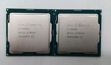 LOT OF 2 INTEL CORE I5-9600K PROCESSOR  3.70GHZ  SRG11