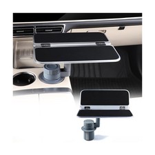 360  Rotating Folding Cup Holder Table, Steering Wheel Tray, Car  Laptop D