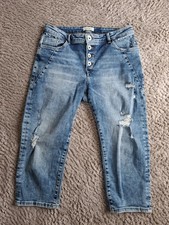 Capri Jeans - 3/4 Jeans Damen - Gr. 38/M - Li...