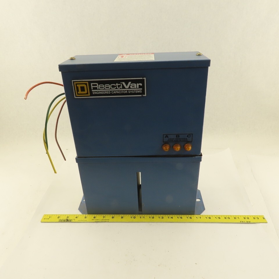 Square D PFCD4005F Power Factor Correction Capacitor Nema 1 & 12 kVAR 5 480V