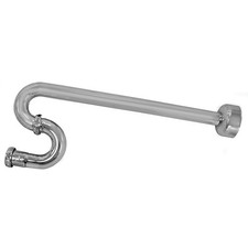 Jones Stephens P38137 1 1/4 BRS 17GA S TRAP CP W/ BX ESC - Chrome