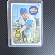 Topps 1969 Jerry Koosman New York Mets 1968 All-Star Rookie Card #90. rookie card picture