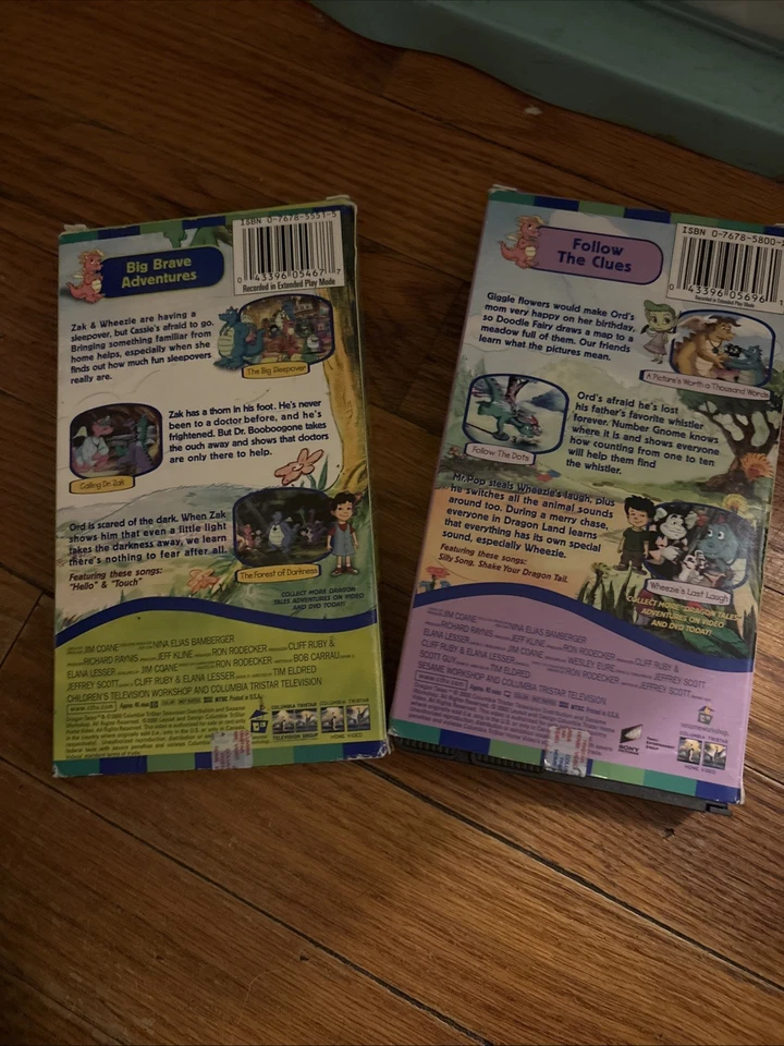 Dragon Tales - Big Brave Adventures & Follow The Clues! VHS Lot - Image 2 of 4