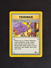 Nightly Garbage Run 77/82 Uncommon Team Rocket Pokemon Unlimited Heavily Played