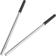 Garage Door Torsion Spring Winding Bars with Non-Slip 1/2" x 17.2", Black