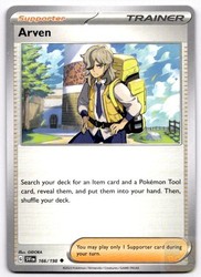 Arven 166/198 Uncommon Scarlet & Violet Base Set Trainer Supporter
