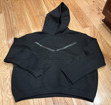 Nike Tech Fleece Reflective Pullover Hoodie Black HV1342 010 Men's MEDIUM