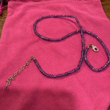 Amethyst Choker Faceted Stone Beads Necklace Amethyst Crystal Dainty Choker