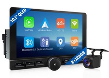 10.1" 2DIN Android 13 8+128 Autoradio GPS Navi CarPlay e Android Auto Radio WiFi