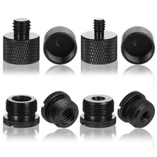 8 PCS Mic Stand Adapter, Microphone Adapter-5/8 Female to 3/8 Male and...