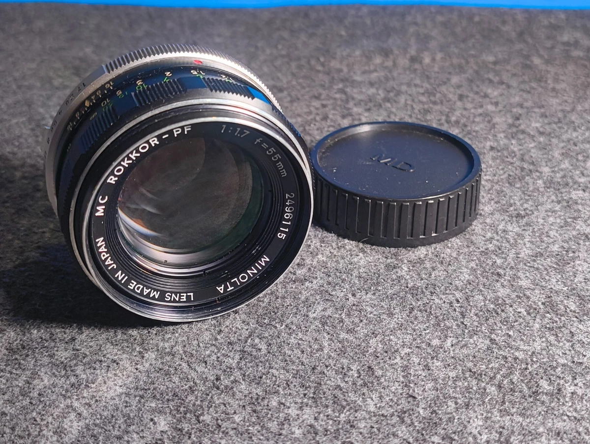 Minolta XG-S +MC Rokkor-PF 55mm 1.7 ジャンク MINOLTA MC ROKKOR-PF