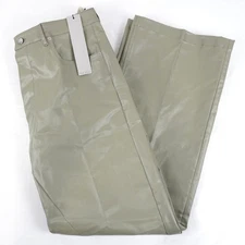Rick Owens Hollywood Geth Wide-Leg Button Fly Jeans In Celadon Green - M Size 34