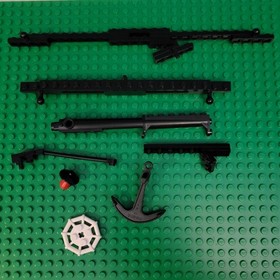 LEGO Armada Flagship 6280 Bow Hull Stern (240 Pieces Total) (1996) Legos VTG 