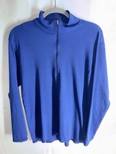 VTG Patagonia Capilene Men’s Blue 1/4 Zip Base Layer Pullover USA Made - Size M