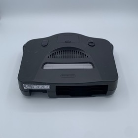 NINTENDO 64 SYSTEM CHARCOAL NUS-001: TESTED / WORKING