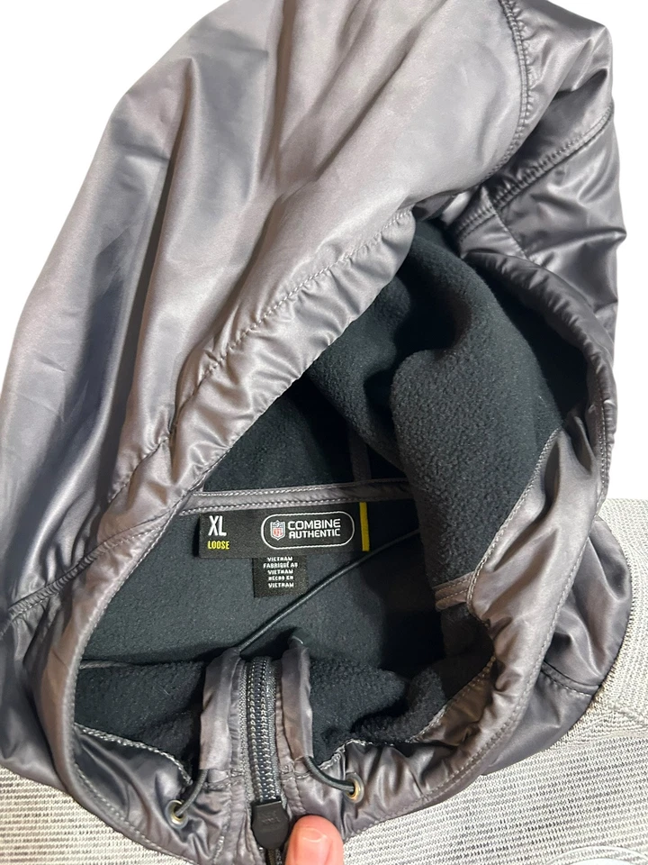 NFL 绿湾包装工队 Under Armour 组合正品全拉链运动衫女式 XL — 第 3/4 张图片