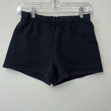 Aritzia Tna Cozy Fleece Perfect Micro Lounge Shorts Black Size XS 3 Inseam