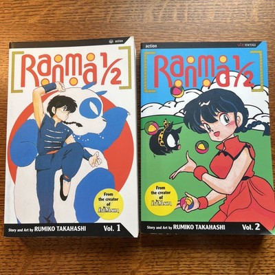 Ranma 1/2 Volumes 1 and 2 Paperback Rumiko Takahashi