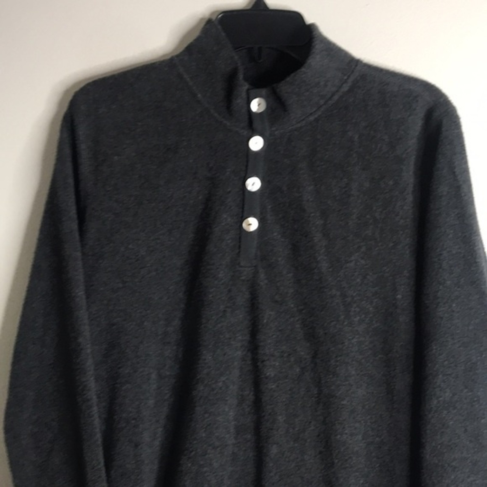 Soft Surroundings Gray Cuddle Pullover sweater to… - image 2