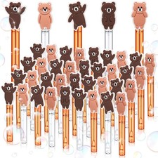 30 Pcs Bubbles Party Favors Mini Bubble Wands Tube Bulk Theme Maker Goodie Ba...