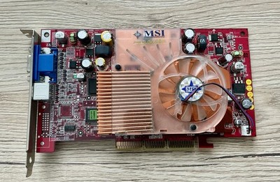 MSI NVIDIA GEFORCE 4 Ti 4200 64MB GRAFIKKARTE Ti4200-TD8X AGP - Neuwertig