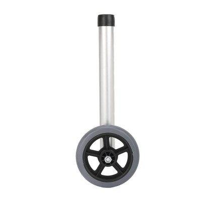 2Pcs Walker Wheels Ersatz Einstellbar Für ältere Behinderte Zubehör Aluminium