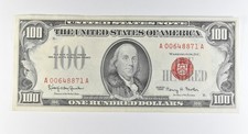 1966 $100 United States Note Red Seal *0307