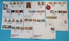 GB - 1986 - COLLECTION OF 11 FIRST DAY COVERS WITH VERY INTERESTING CANCELS 4217