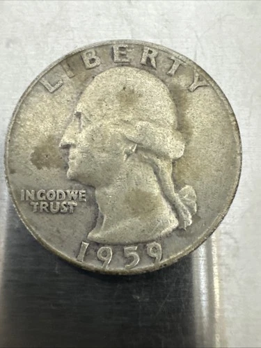 1959 D Washington Silver Quarter Fine