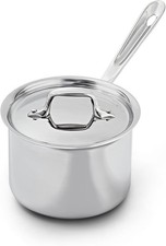 All-Clad 4202 Stainless Steel Tri-Ply Sauce Pan with Lid, 2-Quart, Silver