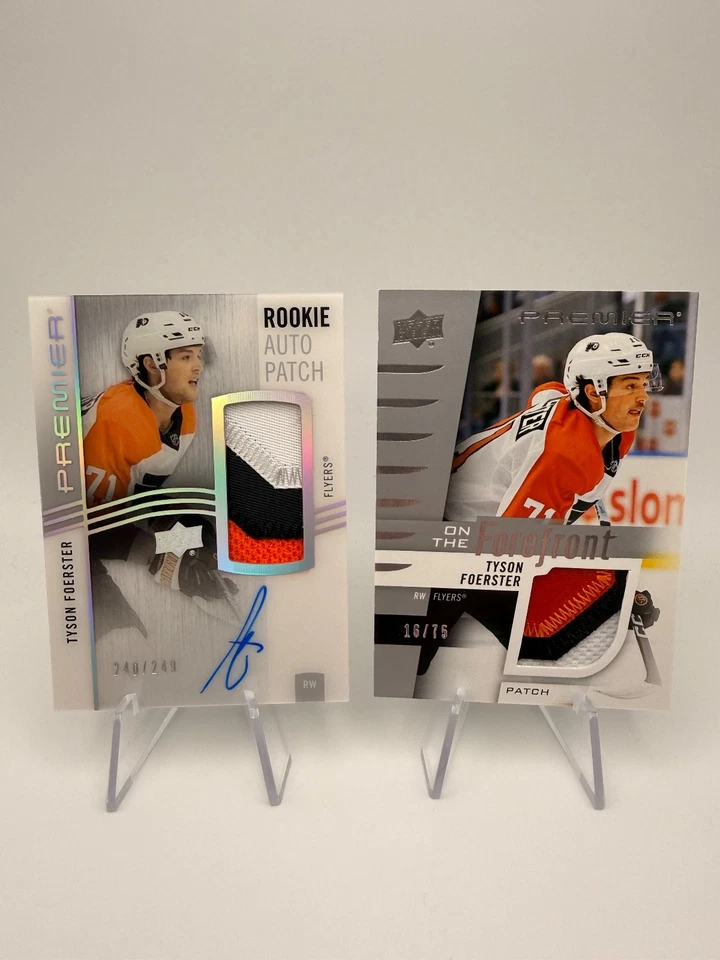 2023-24 Upper Deck Premier TYSON FOERSTER Rookie Patch Auto #/249 Plus Extras!!! - Image 2 of 4