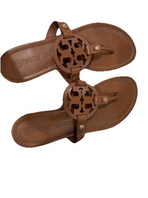 Tory Burch Miller Women's Leather Sandals, Size US 7