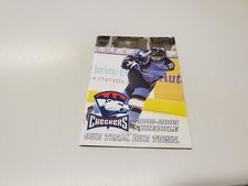 JS15 Charlotte Checkers 2008/09 Minor Hockey Pocket Schedule - Wachovia