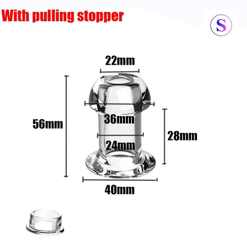 Hollow Anal Butt Plug Dilator Speculum Anus Vaginal Enema Douche Cleaner Sex Toy - Picture 18 of 21