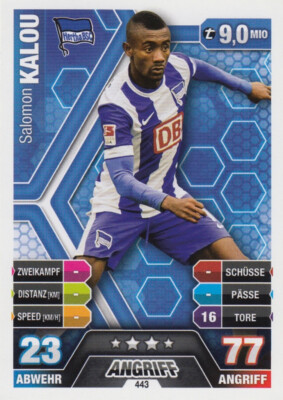 Topps Match Attax Trading Card Bundesliga 2014-2015 Nr. 443 Salomon Kalou Hertha
