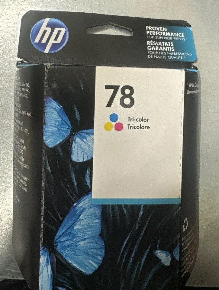 H 78 Genuine Hp 78 C6578DN Tri-color Printer Ink Cartridge OEM Expired ...