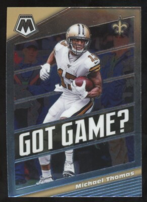 2020 Panini Mosaic Michael Thomas Got Game? Insert New Orleans Saints